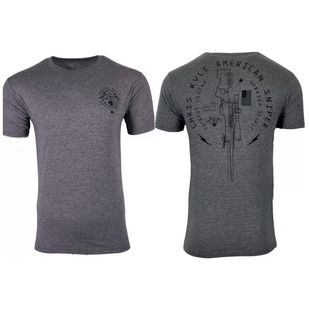 Howitzer Style Men's T-shirt CHRIS KYLE SPIRT Military Grunt Patriot - Picture 2 of 7